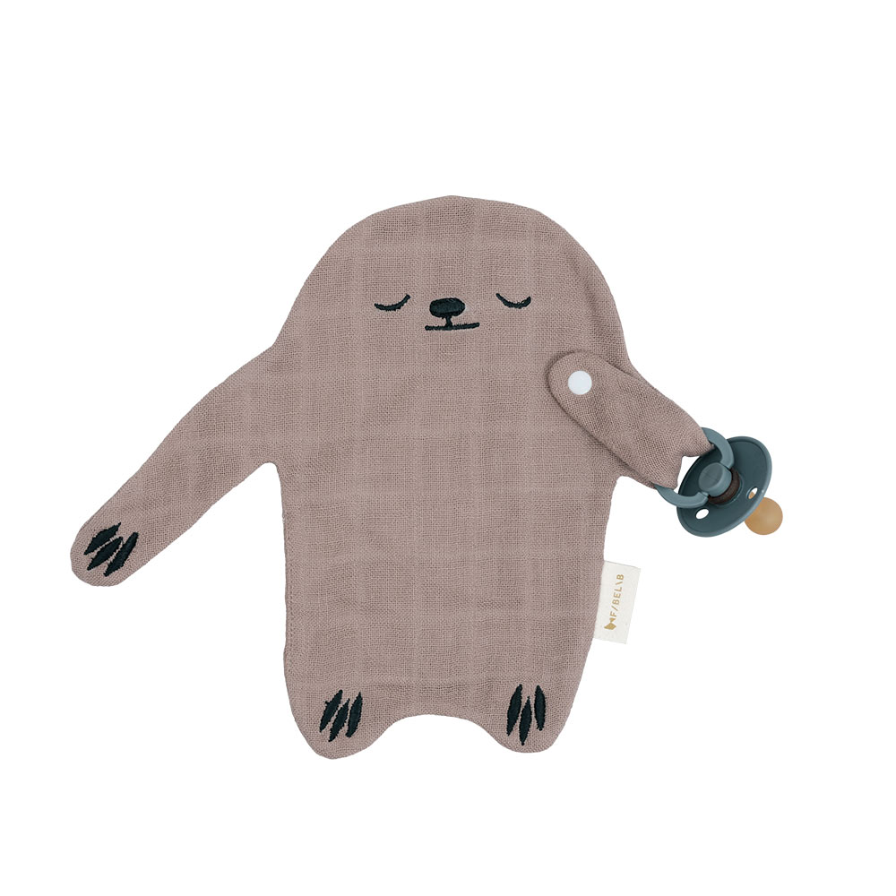 Doudou Attache-tétine Paresseux - Fabelab