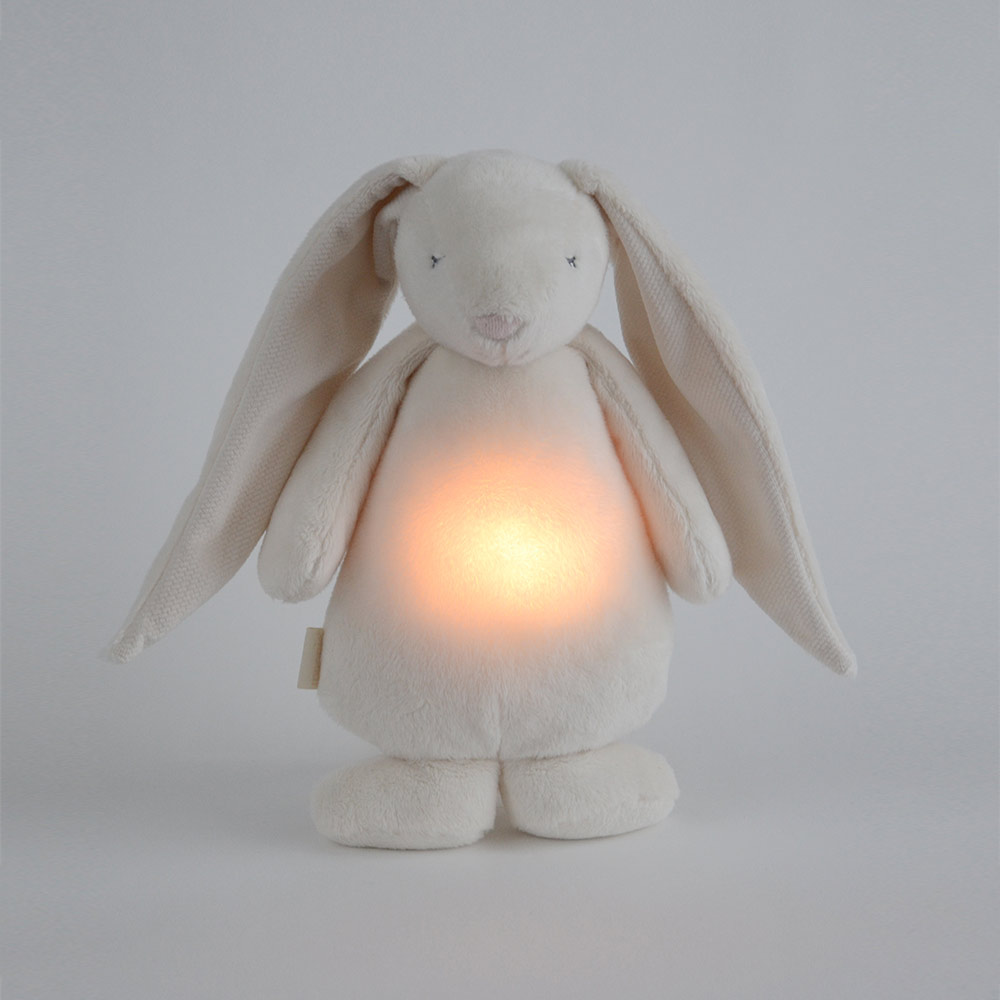 Doudou Veilleuse Lapin Magique Moonie