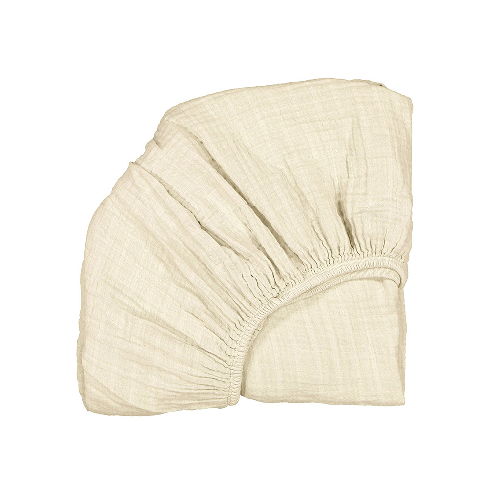 Drap housse Papuche pour berceau Kumi - Milk - Charlie Crane