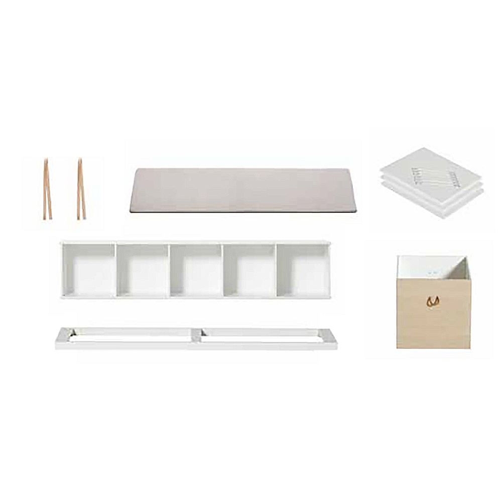 Banquette Wood - Blanc - Oliver Furniture