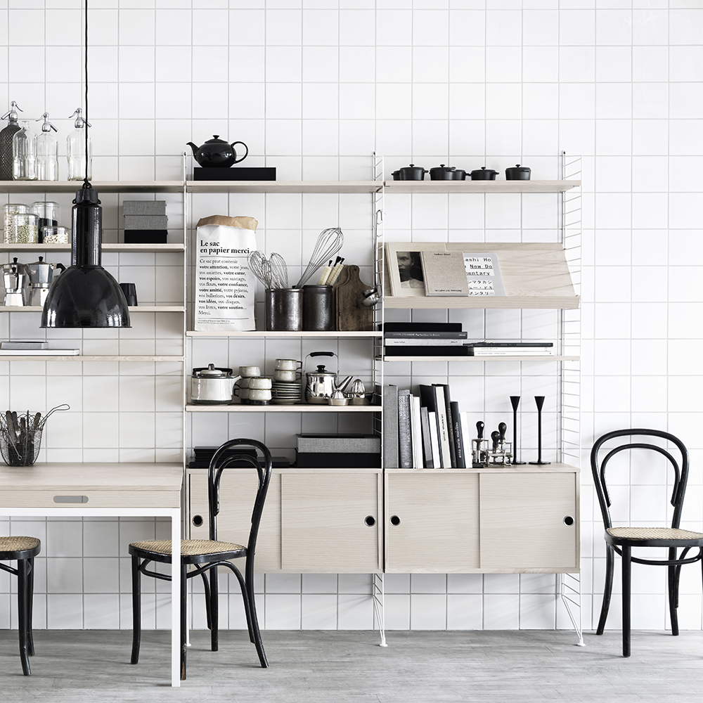 Etagère pour magazines - Frêne - String Furniture