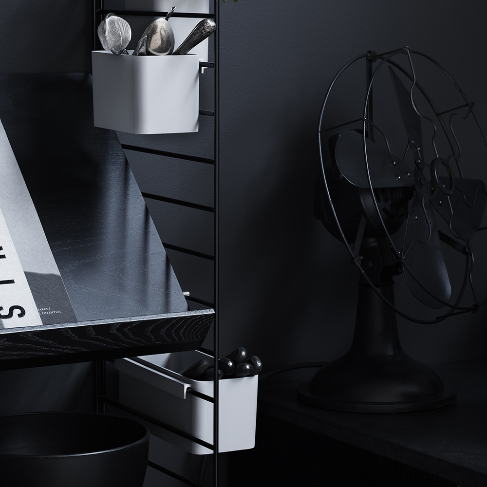 Etagère pour magazines - Noir String Furniture