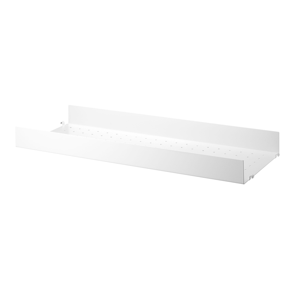Etagère en métal grands rebords - Blanc - String Furniture