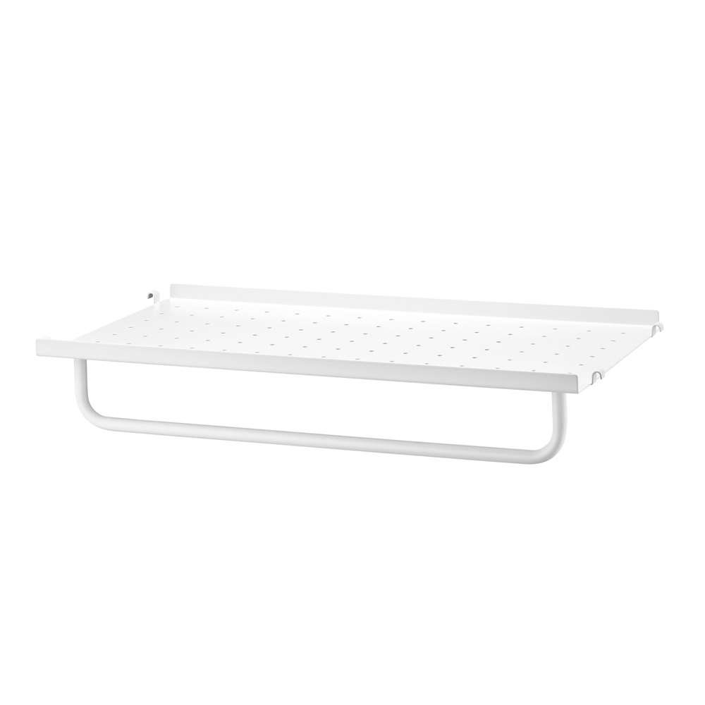 Etagère en métal petits rebords - Blanc String Furniture