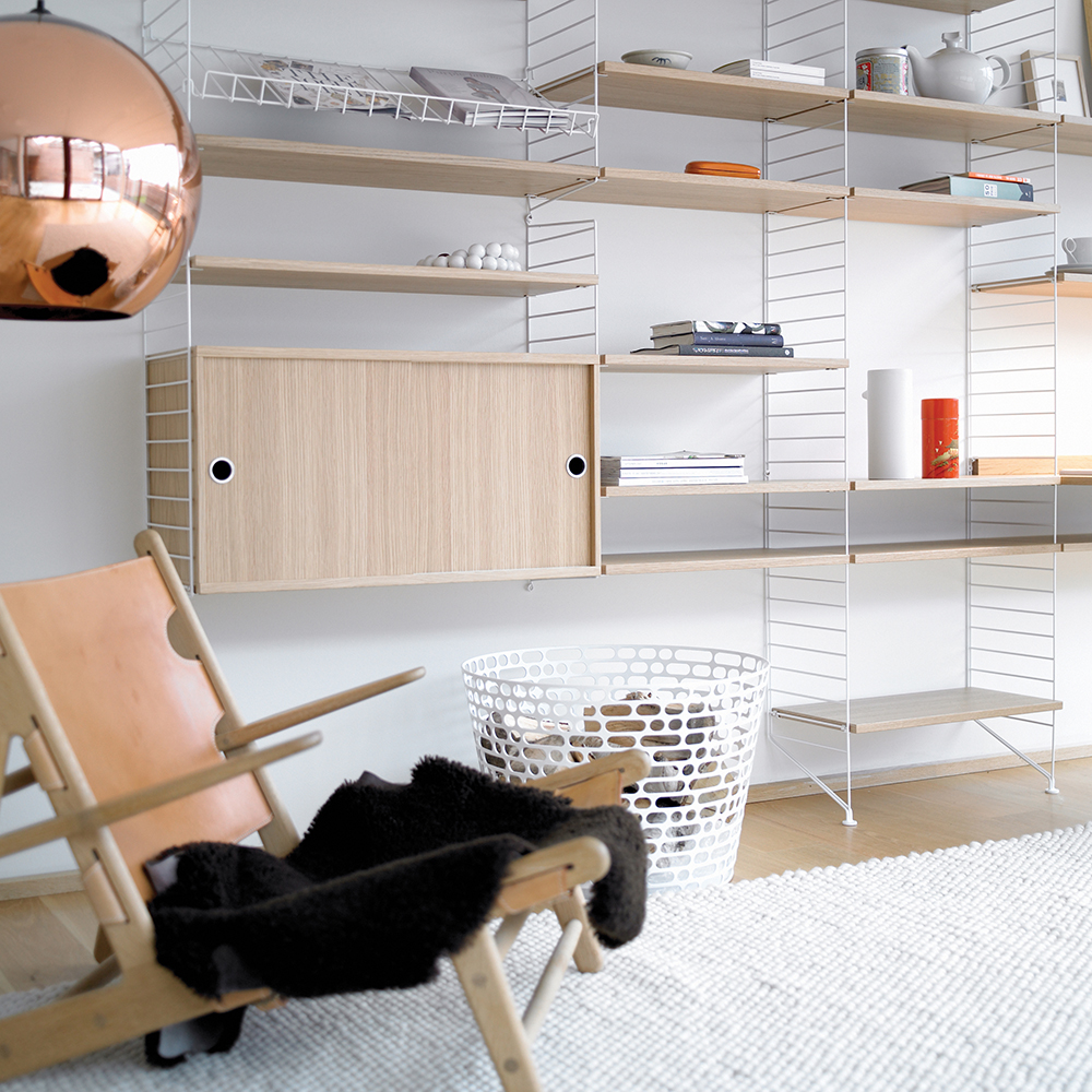 Porte magazines - Gris - String Furniture
