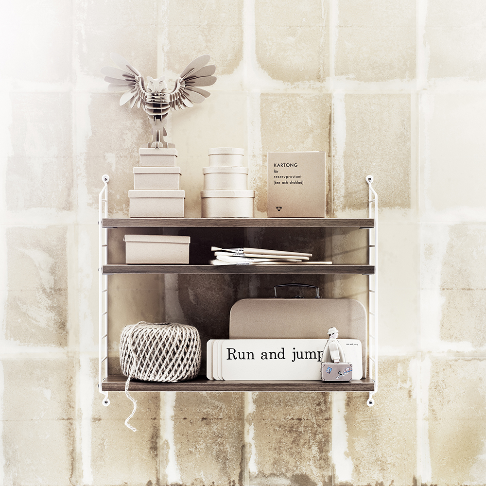 Etagère String Pocket - Chêne / Blanc - String Furniture