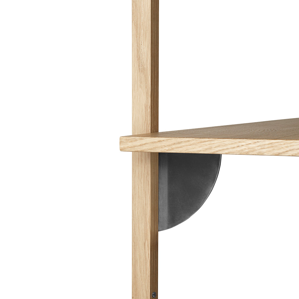Petite Etagère Sector Simple S/N - Chêne/Noir Ferm Living