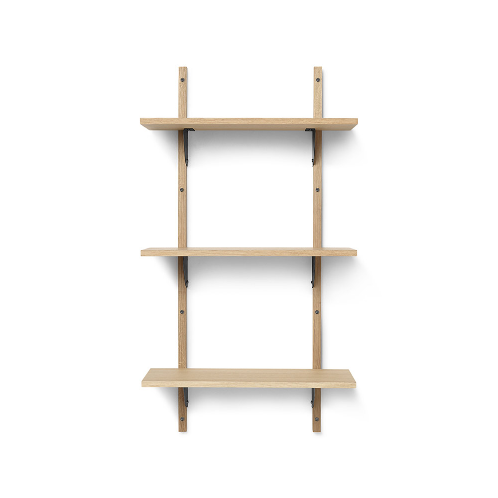 Etagère Sector Triple T/N - Chêne/Noir - Ferm Living
