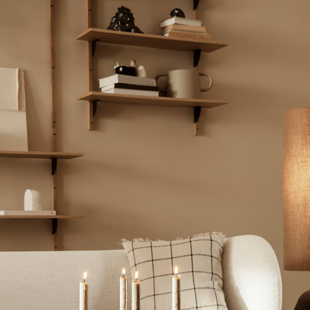 Etagère Sector Triple T/N - Chêne/Noir - Ferm Living