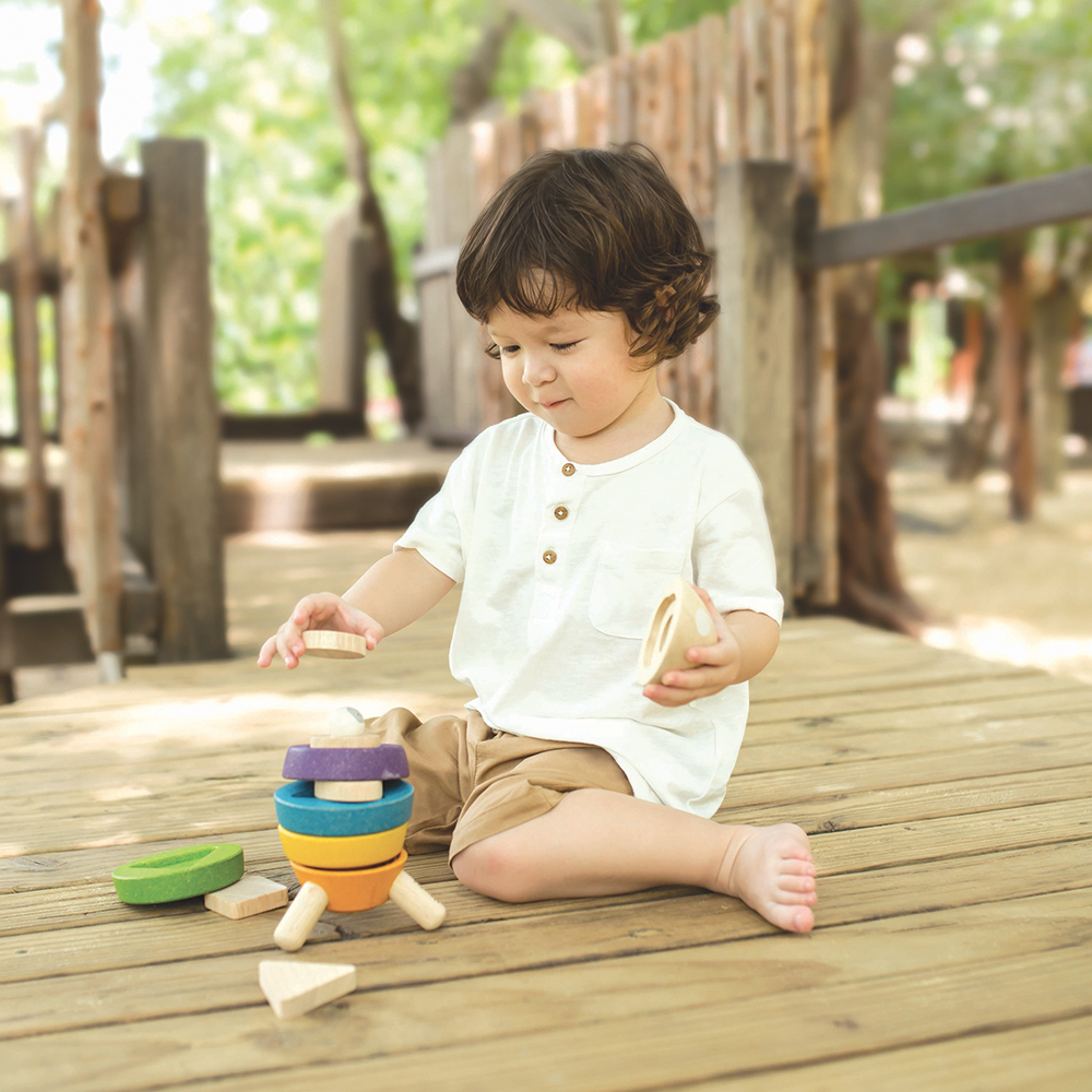 Fusée à empiler - Plan Toys