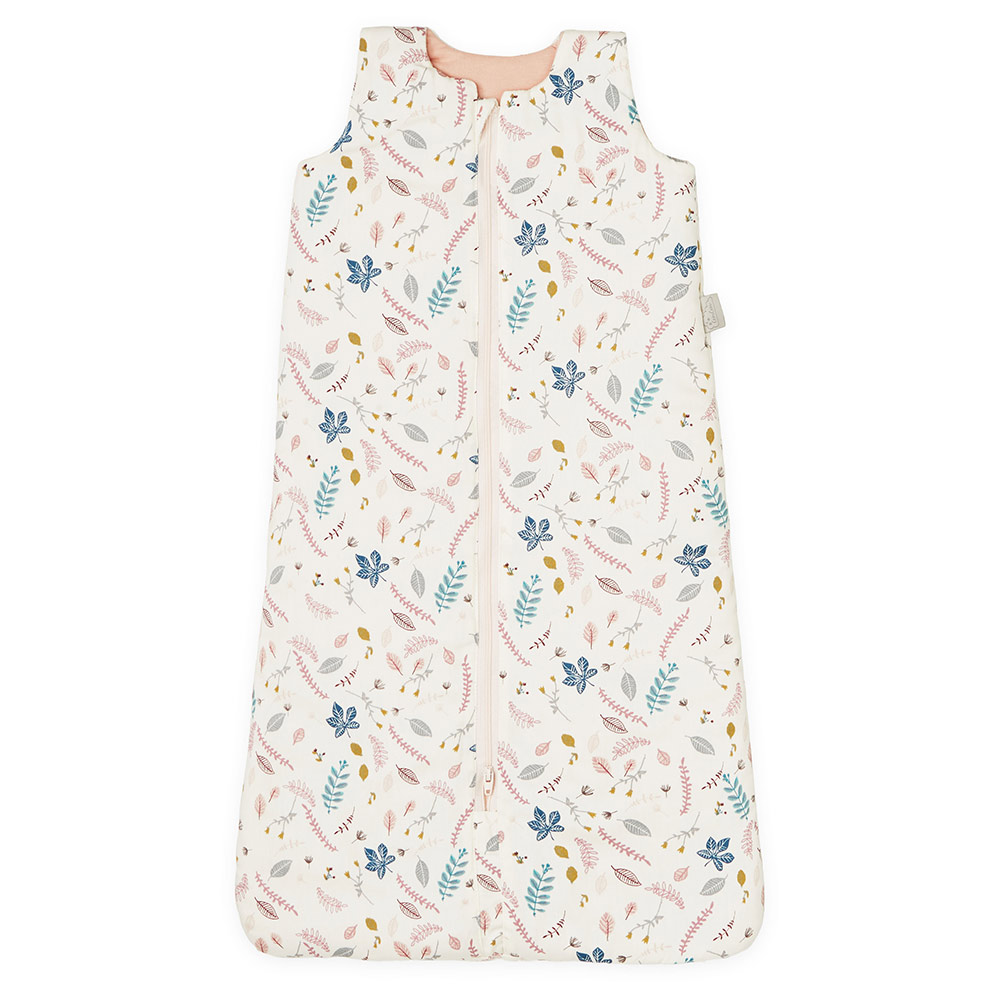 Gigoteuse Pressed leaves rose - Blanc