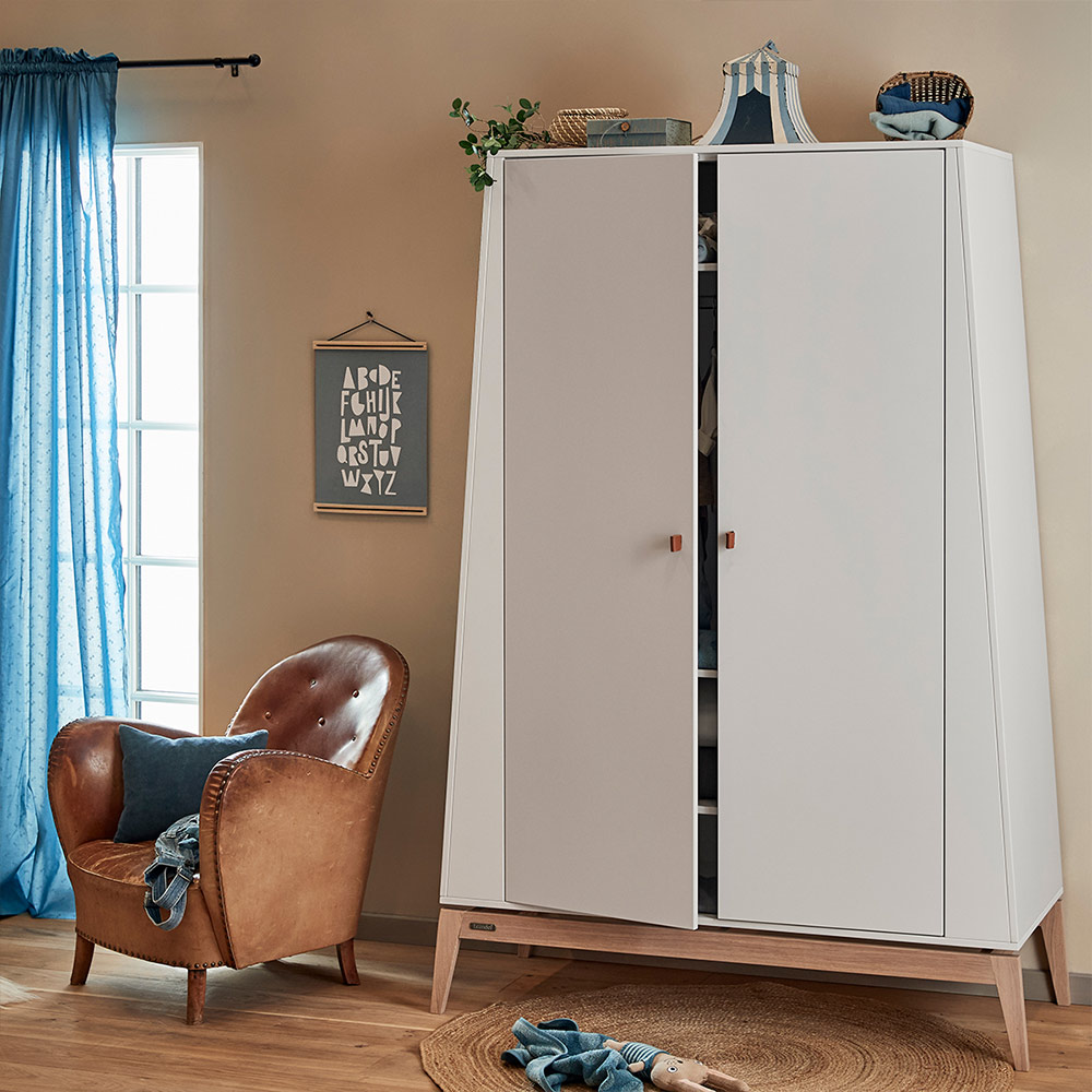 Grande Armoire Luna - Blanc Leander