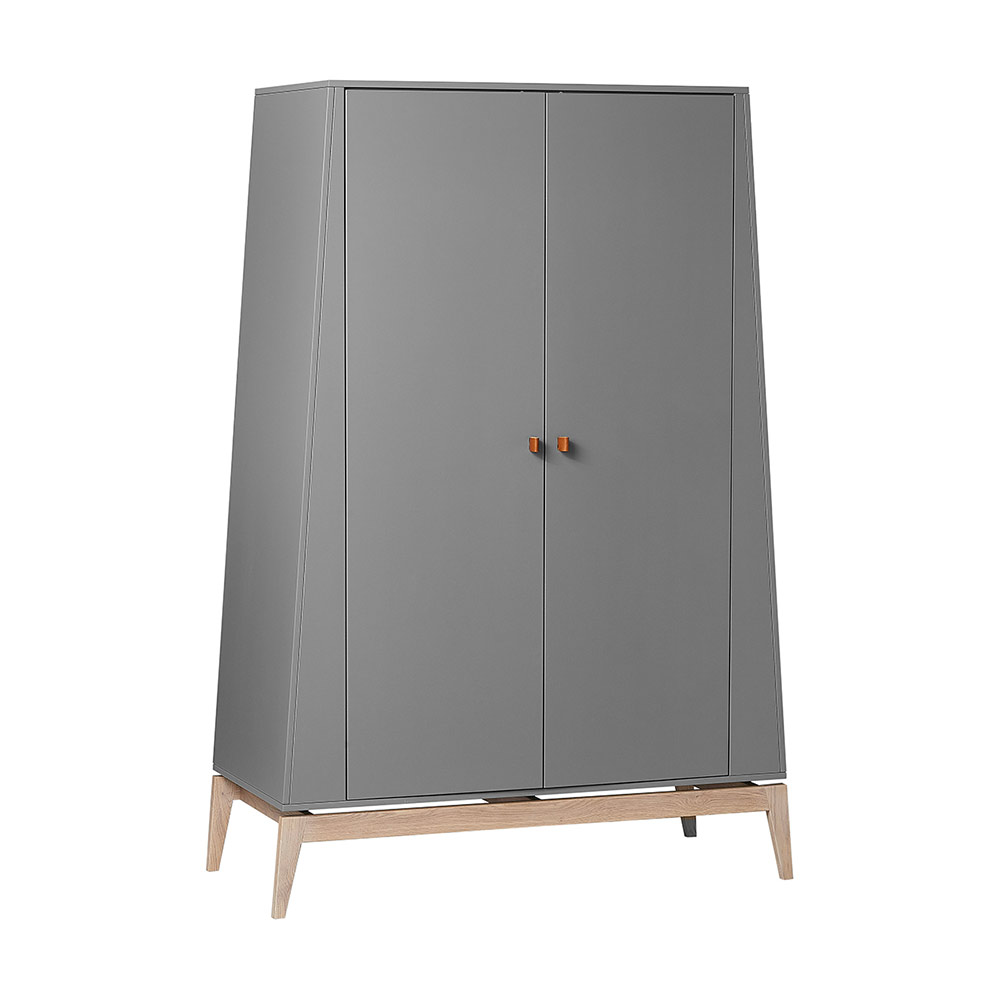 Grande Armoire Luna - Gris - Leander