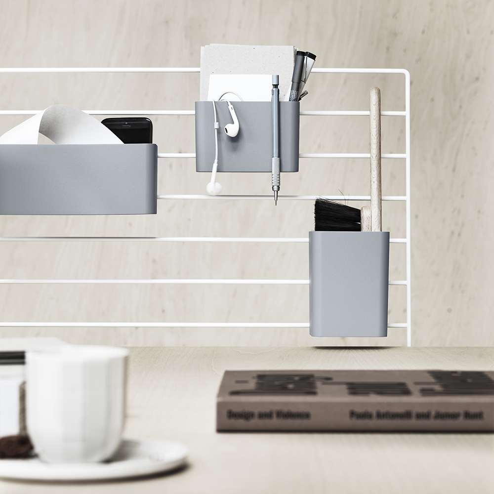 Panneau en métal pour bureau - Blanc - String Furniture
