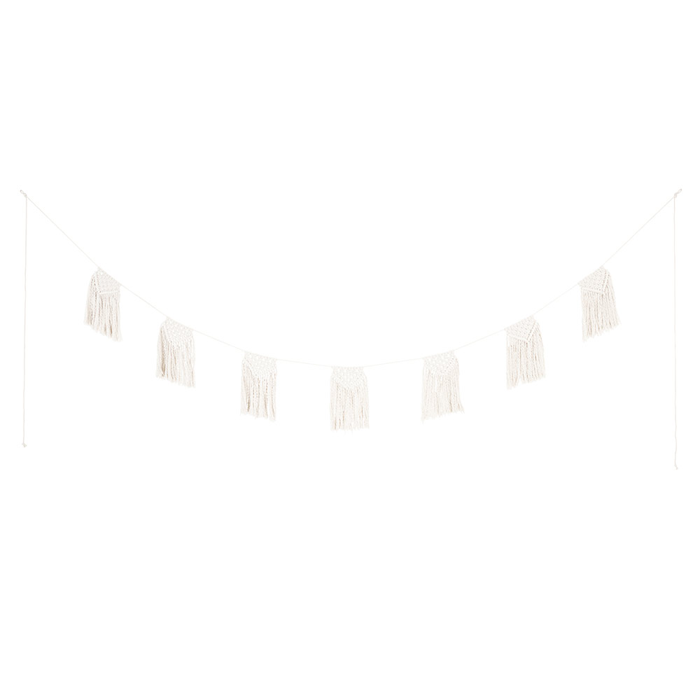 Guirlande en macramé - Naturel - Numéro 74