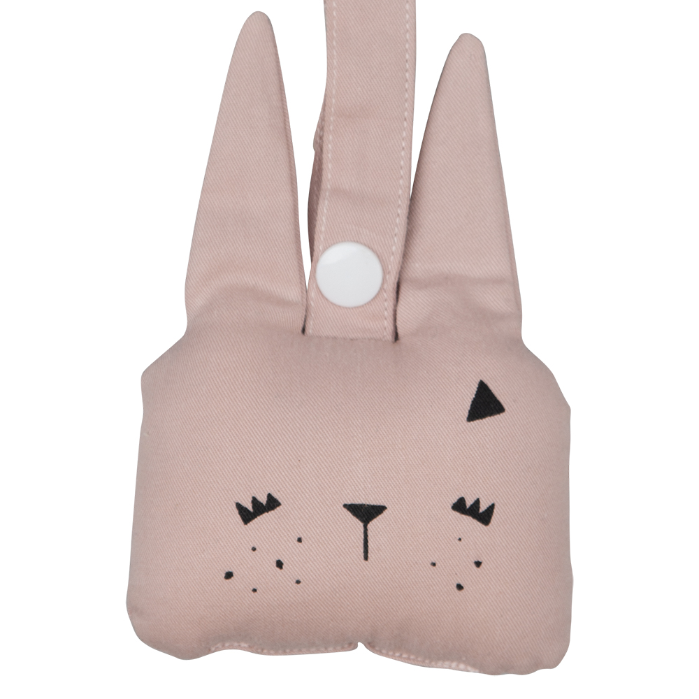 Hochet à suspendre Bunny - Mauve - Fabelab