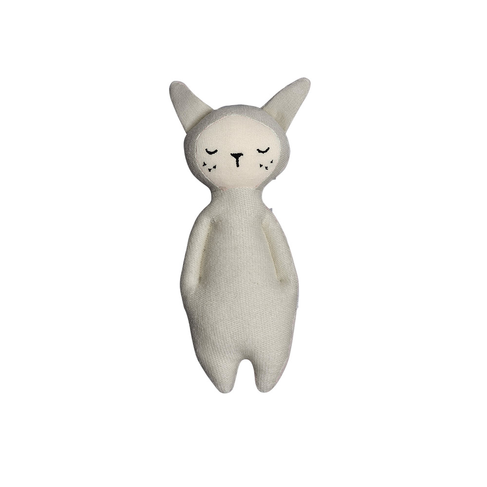Hochet Lapin - Gris Clair - Fabelab