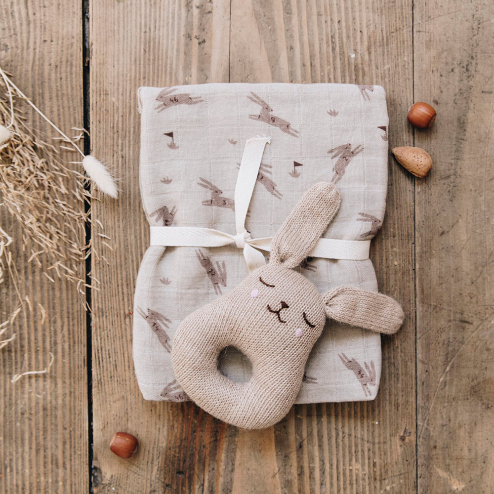 Hochet Lapin - Main Sauvage