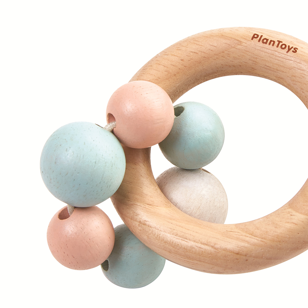 Hochet perles pastel - Plan Toys