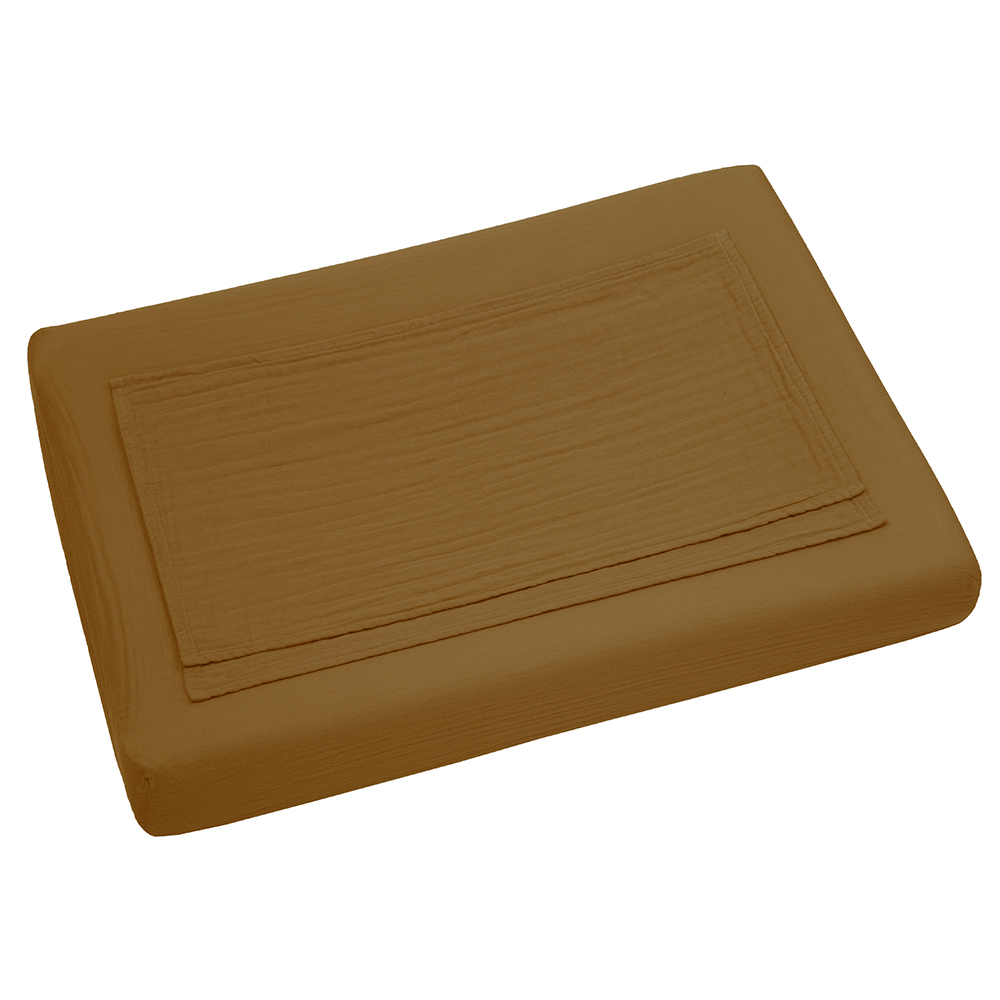 Housse de matelas à langer - Curry - Numéro 74