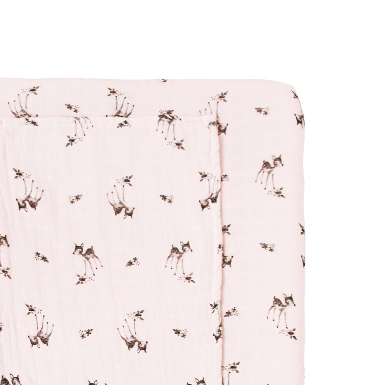 Housse de matelas à langer Fanny Faon - Rose clair Rose in April