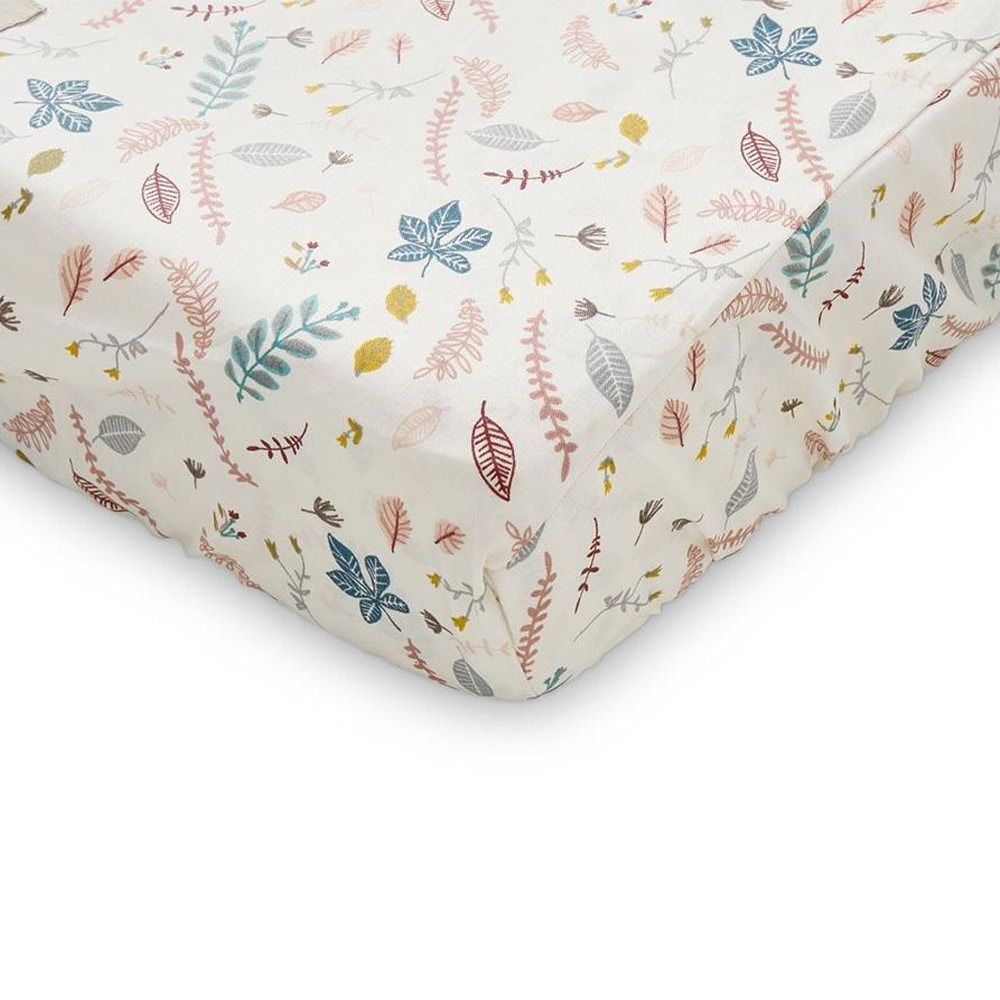 Housse de Matelas à langer Pressed Leaves - Cam Cam