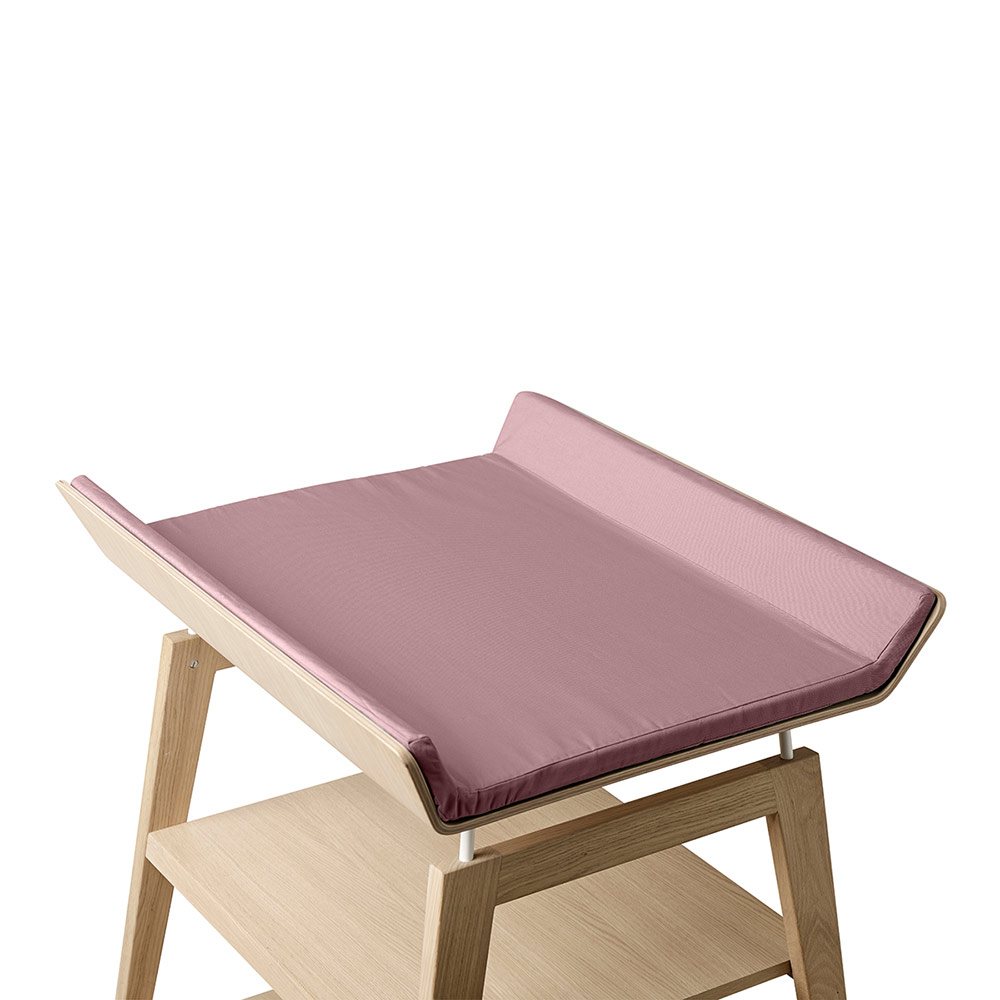 Housse de matelas à langer Linea - Vieux rose - Leander