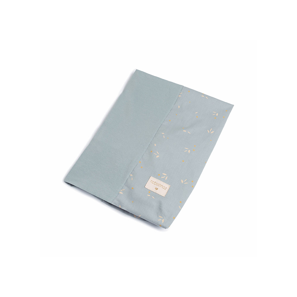 Housse de Matelas à langer Calma Willow - Soft Blue - Nobodinoz