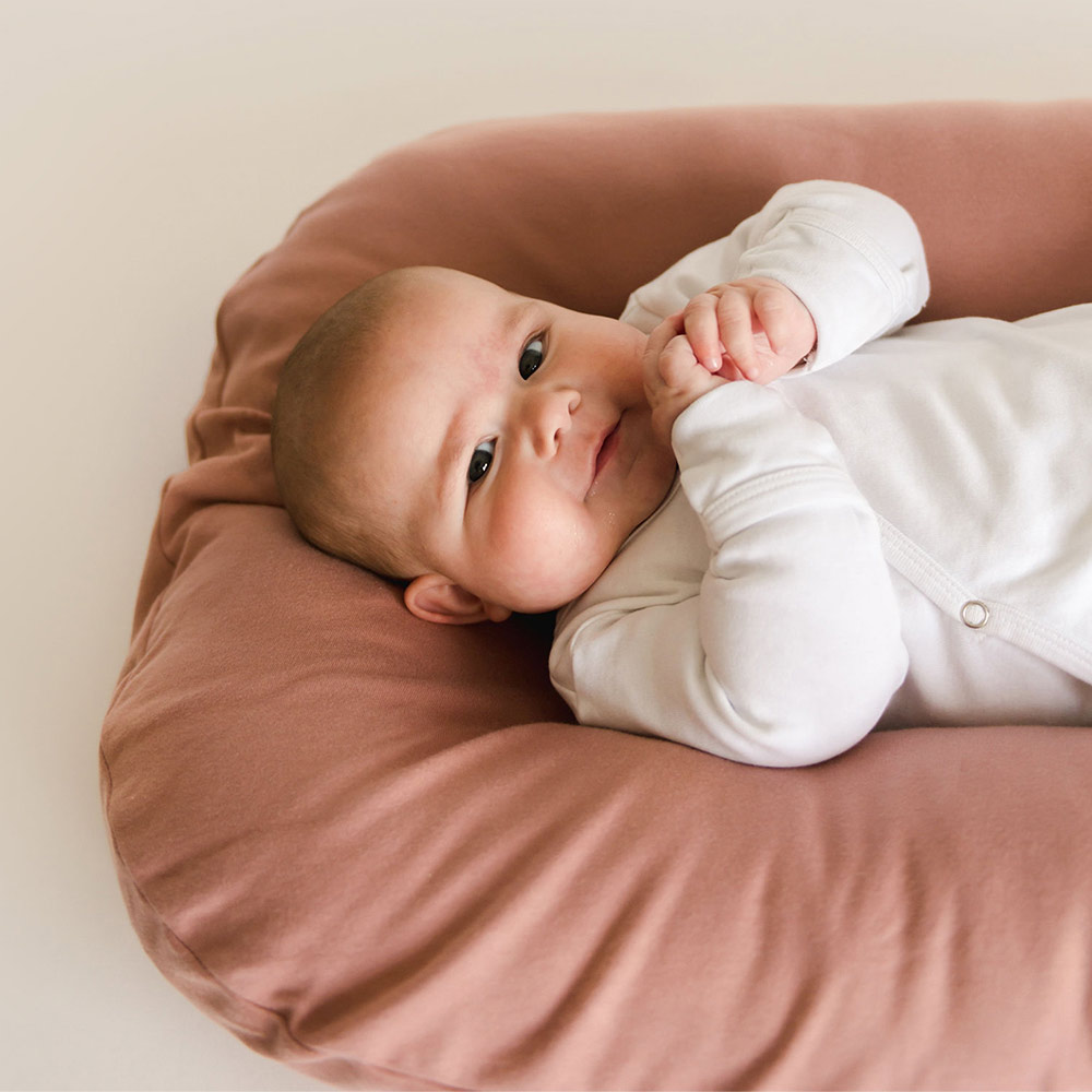 Housse pour Nid Bébé - Vieux Rose Snuggle Me Organic