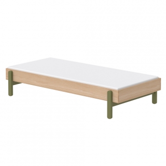 Lit banquette simple Popsicle - Chêne/Kiwi Flexa Popsicle