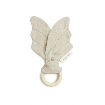 Anneau de dentition Lin Français - Greige Nobodinoz