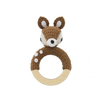 Anneau hochet Faon Sebra