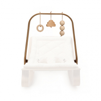 Arche d'éveil pour Transat bébé Levo - Noyer Charlie Crane