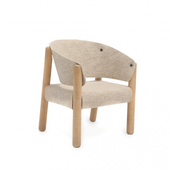 Chaise Enfant Saba - Beige Charlie Crane