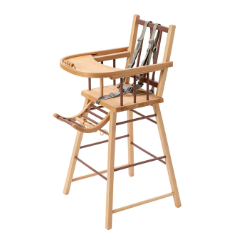 Chaise Haute André - Vieux rose Combelle