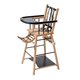 Chaise Haute transformable Marcel - Anthracite Combelle