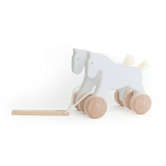 Chevaux à tirer - Blanc Bajo