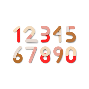 Chiffres Magnétiques Jota - Rose Mix Liewood