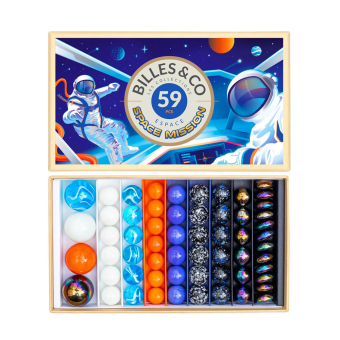 Coffret de 59 Billes - Space Mission Billes and Co