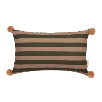 Coussin Majestic Rectangulaire - Vert olive Nobodinoz