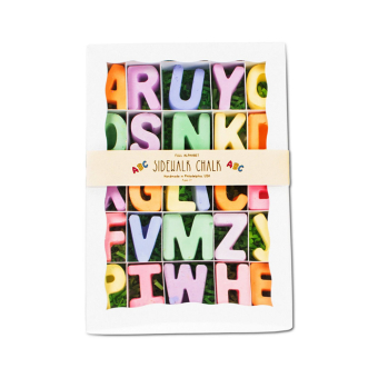 Craies de trottoir Alphabet Twee