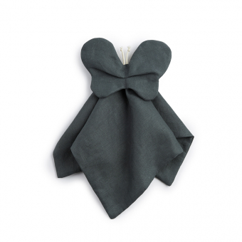 Doudou Papillon Lin Français - Green Blue Nobodinoz