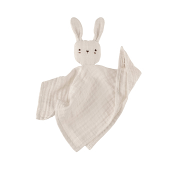 Doudou Lange Lapin - Blanc Main Sauvage