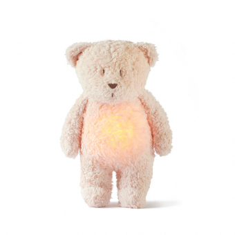 Doudou Veilleuse Ourson Vintage - Rose pâle Moonie