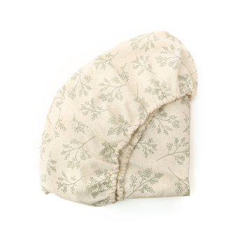 Drap housse Berceau Kumi et Couffin Kuko - Pearl Blossom Charlie Crane