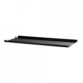 Etagère en métal petits rebords 58 cm - Noir String Furniture