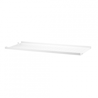 Etagère en métal petits rebords - Blanc String Furniture