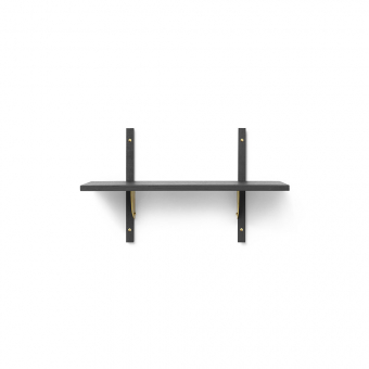 Petite Etagère Sector Simple S/N - Noir/Laiton Ferm Living