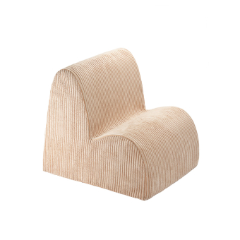 Fauteuil Cloud en velours côtelé - Beige Wigiwama