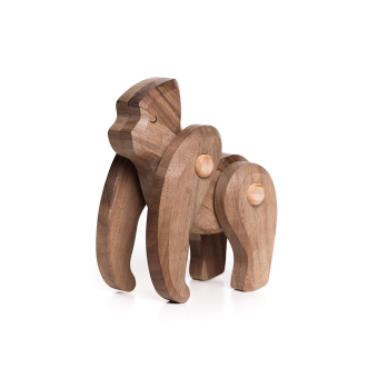 Gorille en bois articulé Bajo